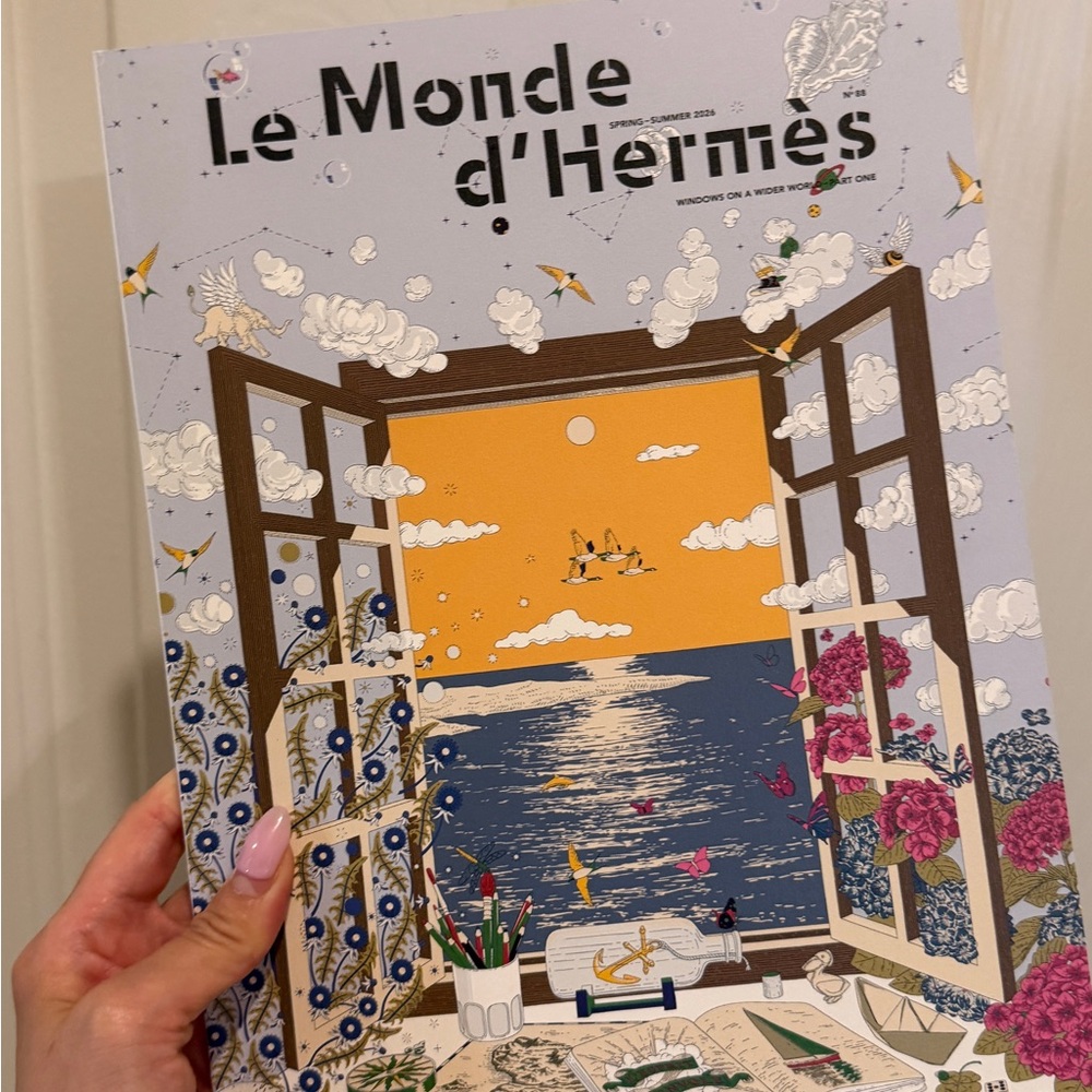 Le Monde d'Hermes Magazine - Sunset Seascape Cover